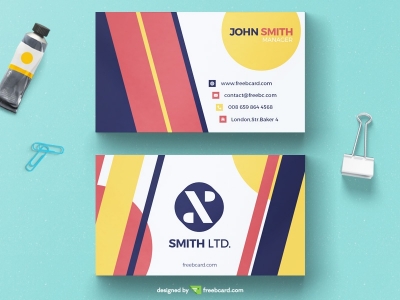 Creative geometrical business card