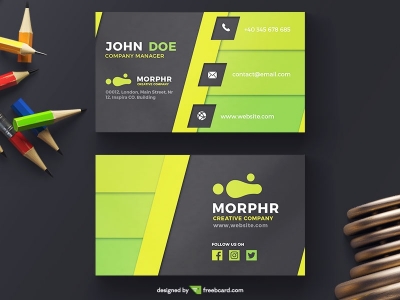 Creative Green Business Card Template