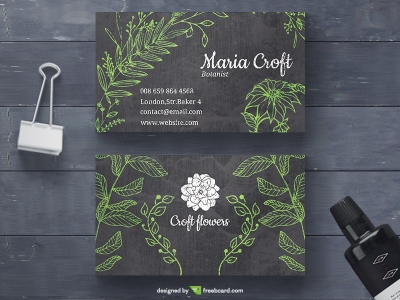 Botanical Business Card