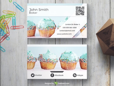 Blue Muffin Business Card